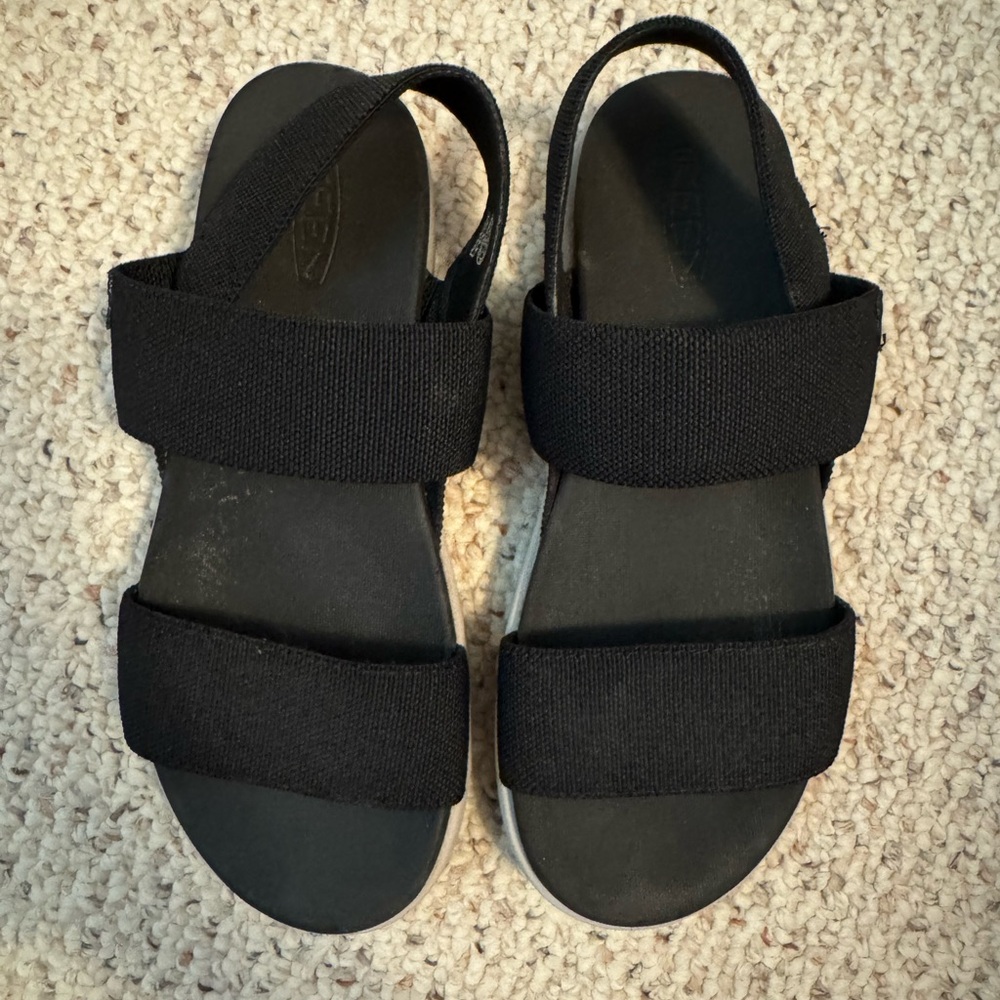 Keen Black Strap Sandals